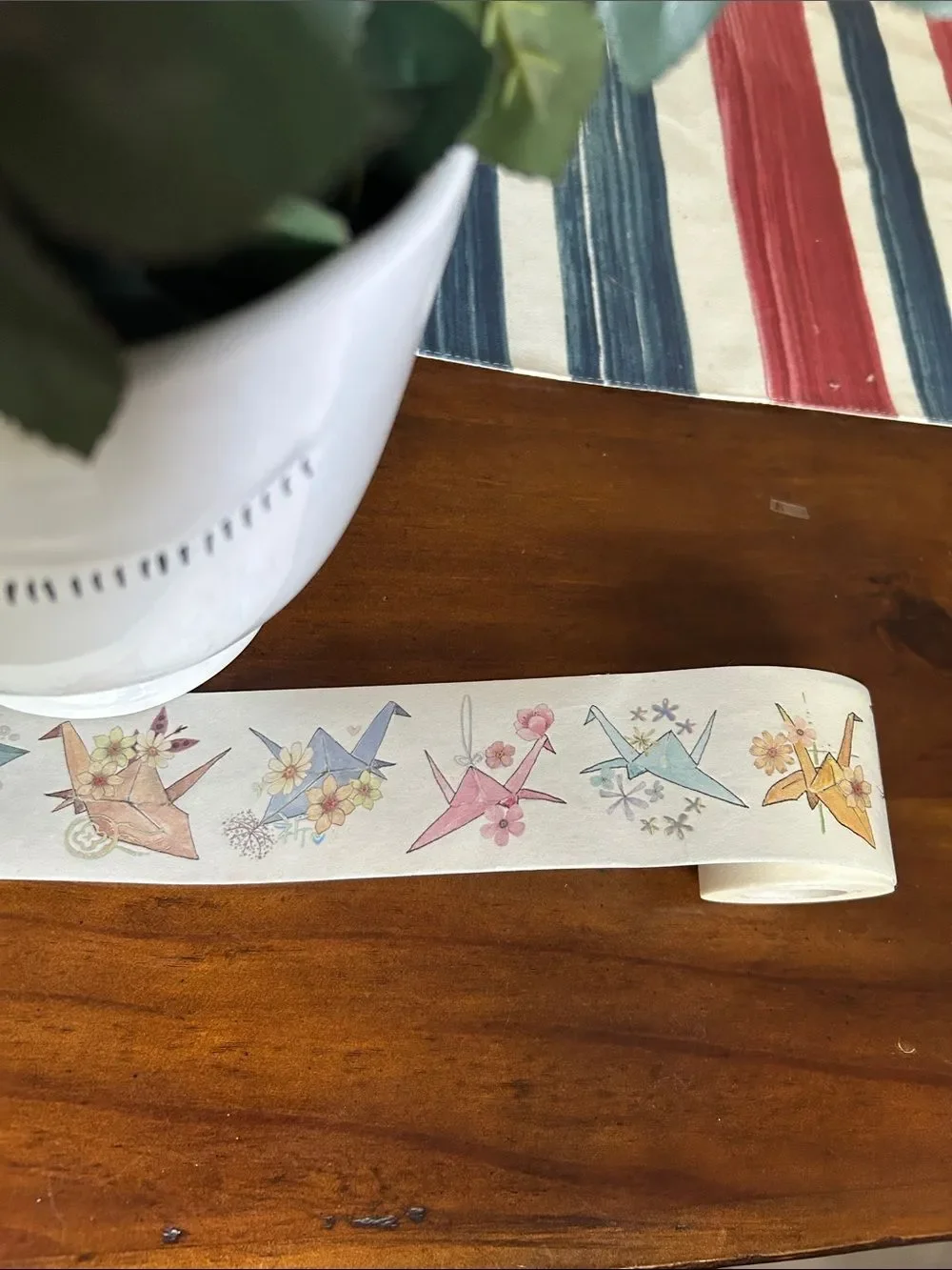 Washi Tape  Origami Crane Party Tape - Multicolor like new